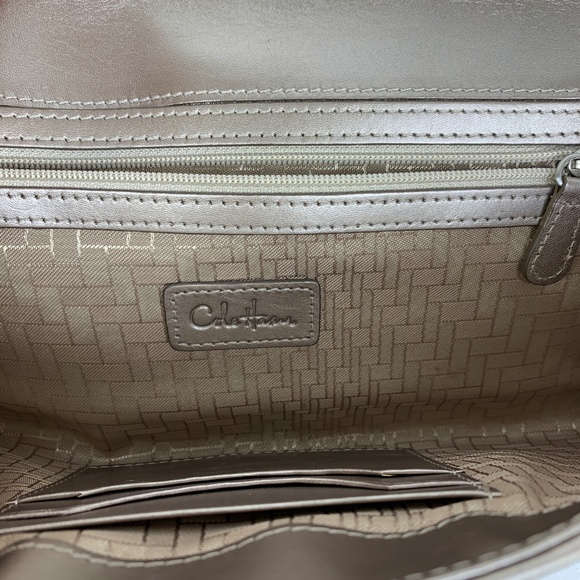 Cole Haan - Gold Weave Clutch - Picture 5 of 8